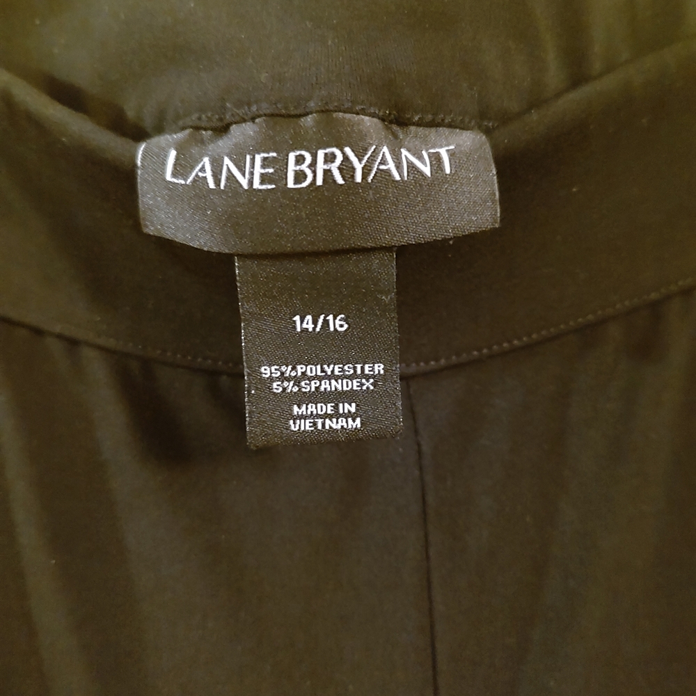 Lane Bryant Black Wide Leg Pants